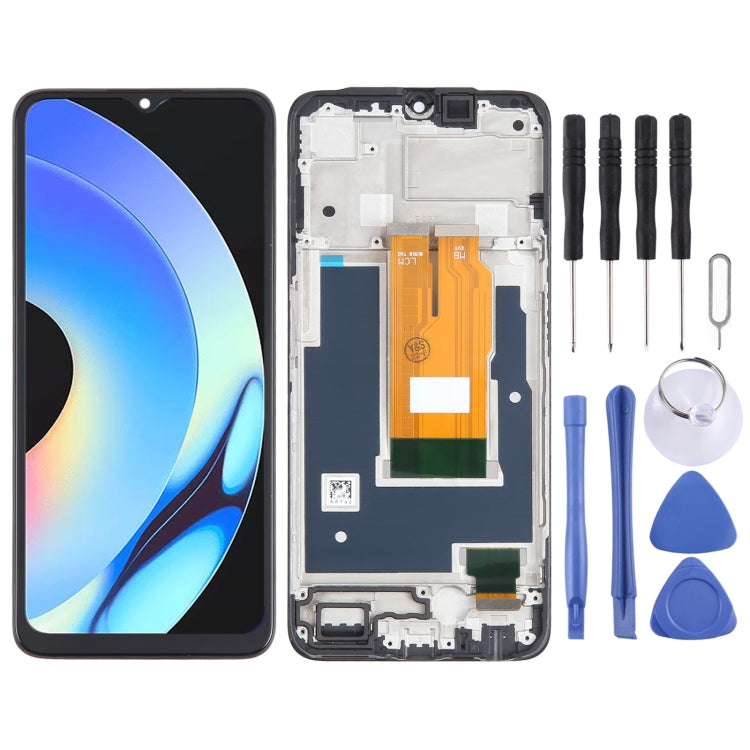 For Realme V30 OEM LCD Screen Digitizer Full Assembly with Frame - LCD Screen by PMC TechLife | Online Shopping South Africa | PMC TechLife