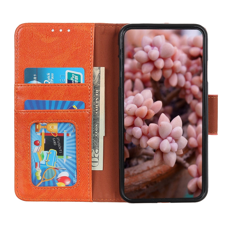 For OnePlus Nord 4E Global Nappa Texture Leather Phone Case(Orange) - OnePlus Cases by PMC TechLife | Online Shopping South Africa | PMC TechLife | Buy Now Pay Later Mobicred