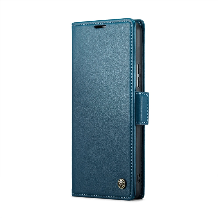 For Realme 11 Pro/11 Pro+ CaseMe 023 Butterfly Buckle Litchi Texture RFID Anti-theft Leather Phone Case(Blue) - Realme Cases by CaseMe | Online Shopping South Africa | PMC Jewellery | Buy Now Pay Later Mobicred