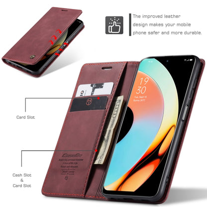 For Realme 10 Pro 5G CaseMe 013 Multifunctional Horizontal Flip Leather Phone Case(Wine Red) - Realme Cases by CaseMe | Online Shopping South Africa | PMC Jewellery | Buy Now Pay Later Mobicred