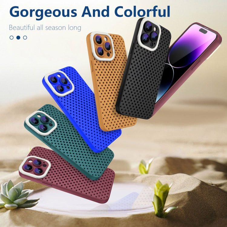 For iPhone 13 Pro Max Hollow Heat Dissipation TPU Phone Case(Black) - iPhone 13 Pro Max Cases by PMC TechLife | Online Shopping South Africa | PMC TechLife