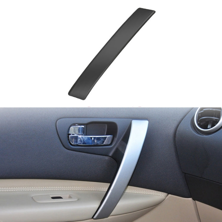 For Nissan Qashqai Left-Drive Car Door Inside Handle Cover, Type:Cover Left(Black) - Door Handles by PMC Jewellery | Online Shopping South Africa | PMC Jewellery | Buy Now Pay Later Mobicred