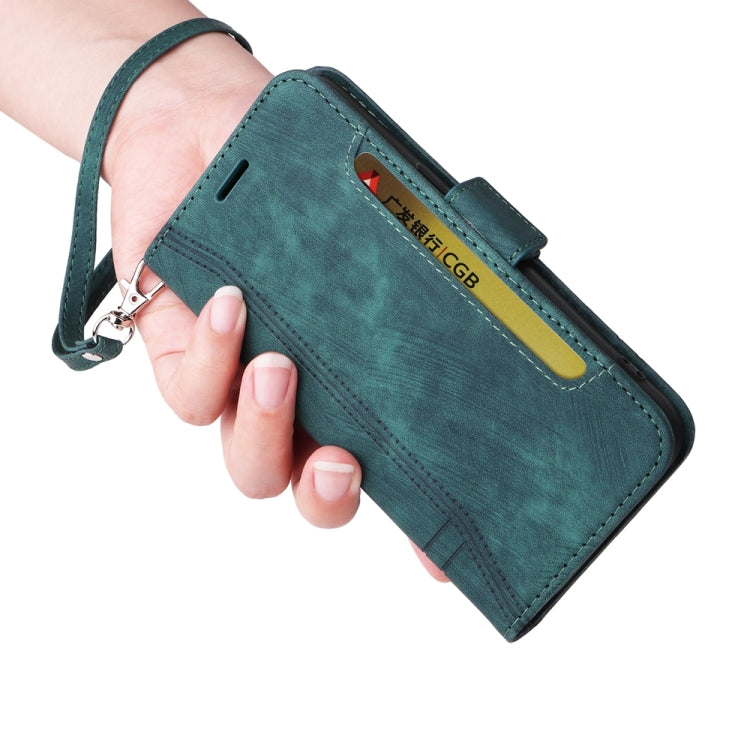 For iPhone 16 Plus BETOPNICE Dual-side Buckle Leather Phone Case(Green) - free shipping - PMC Jewellery - Order now!
