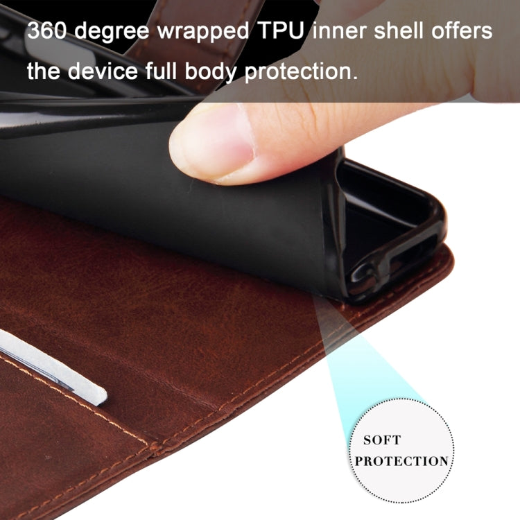 For iPhone 16 Fashion Calf Texture Zipper Leather Phone Case(Brown) - iPhone 16 Cases by PMC TechLife | Online Shopping South Africa | PMC TechLife | Buy Now Pay Later Mobicred