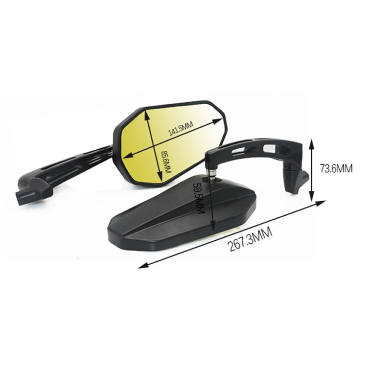 SF-187 Rotatable Adjustable Electric Vehicle Modified Rearview Mirror Reflective Mirror - Side Mirrors by PMC TechLife | Online Shopping South Africa | PMC TechLife | Buy Now Pay Later Mobicred