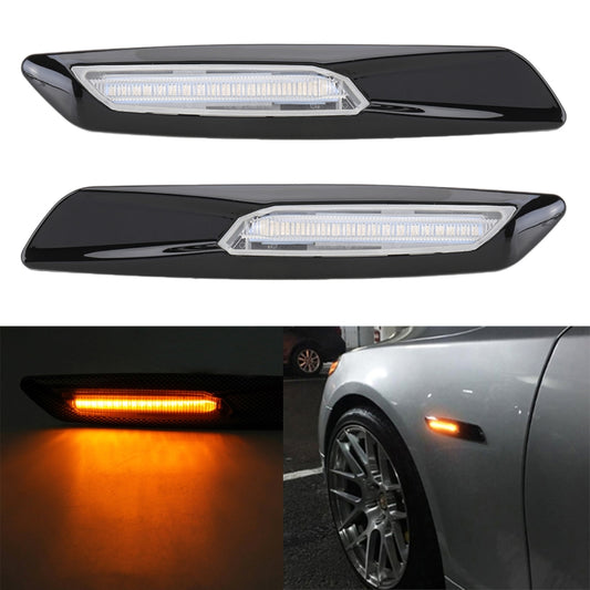 2 PCS Car Fender Light  LED Leaf Board Side DC12V / 1.7W for BMW, Yellow Light, Style:C - Arrow Turn Lights by PMC Jewellery | Online Shopping South Africa | PMC Jewellery | Buy Now Pay Later Mobicred