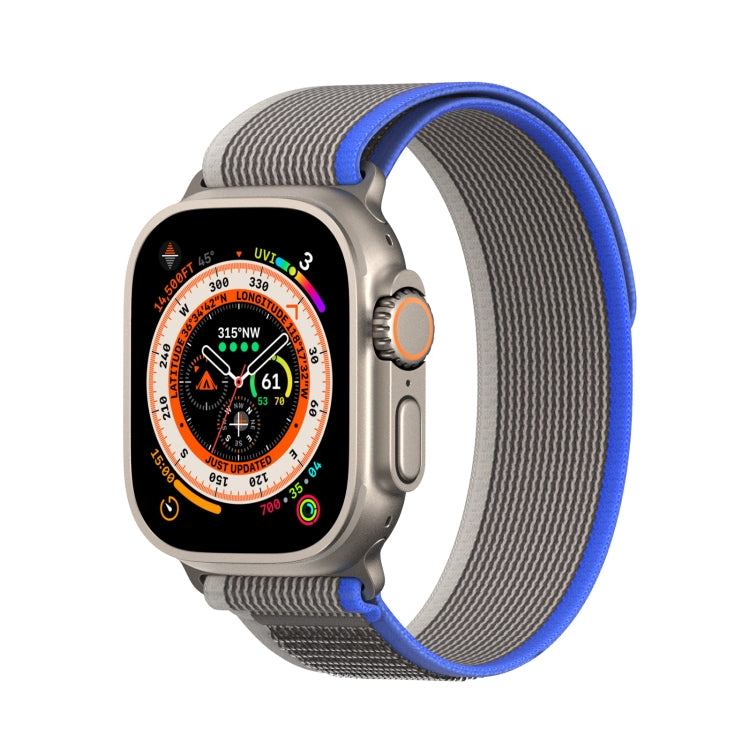 For Apple Watch 38mm DUX DUCIS YJ Series Nylon Watch Band(Blue) - Watch Bands by DUX DUCIS | Online Shopping South Africa | PMC Jewellery | Buy Now Pay Later Mobicred