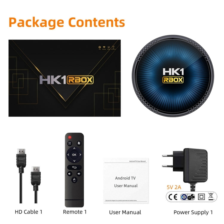 HK1RBOX-W2 Android 11.0 Amlogic S905W2 Quad Core Smart TV Box, Memory:4GB+32GB(EU Plug) - Amlogic S905 by PMC Jewellery | Online Shopping South Africa | PMC Jewellery | Buy Now Pay Later Mobicred