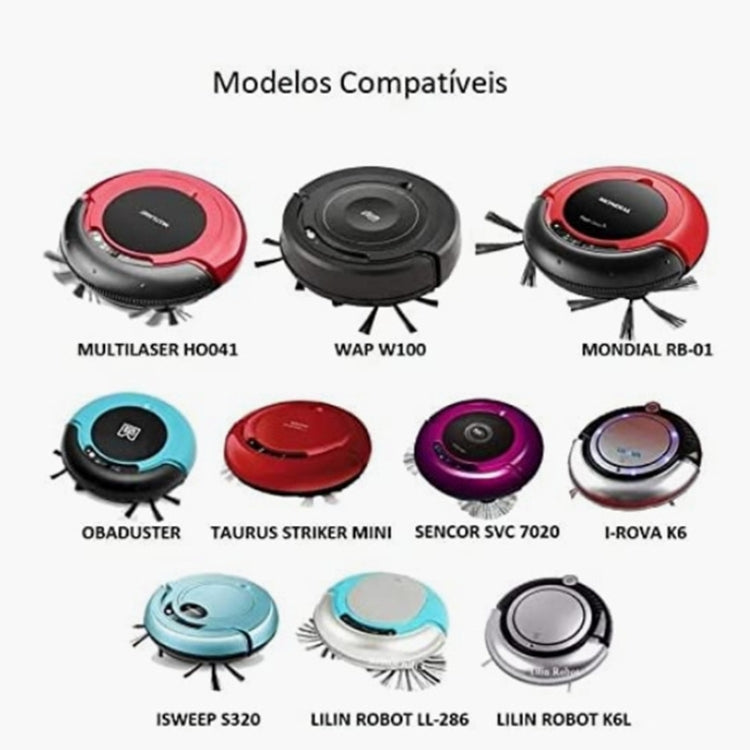4 in 1 Sweeping Robot Side Brush Mop Filter Kit For ISWEEP S320 - Other Accessories by PMC TechLife | Online Shopping South Africa | PMC TechLife | Buy Now Pay Later Mobicred