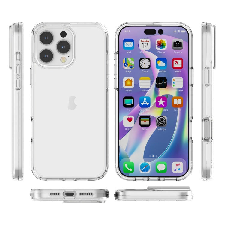 For iPhone 16 Pro Shockproof Terminator Transparent Phone Case(Transparent) - free shipping - PMC TechLife - Order now!