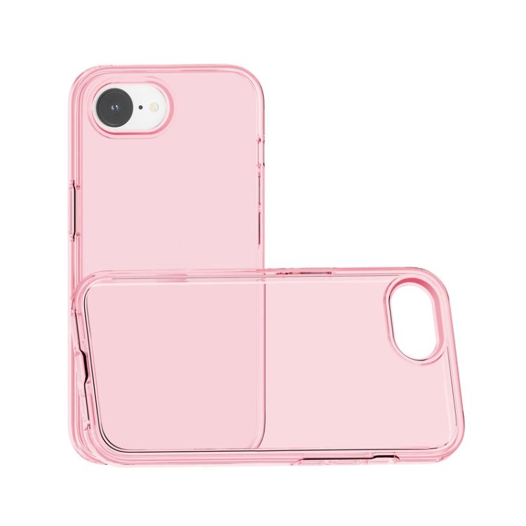 For iPhone 16e Shockproof Terminator Transparent Phone Case(Pink) - iPhone 16e Cases by PMC TechLife | Online Shopping South Africa | PMC TechLife | Buy Now Pay Later Mobicred