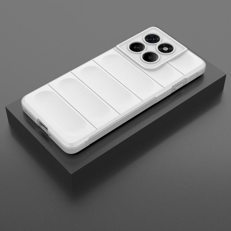 For Motorola Edge 60 Pro 5G Magic Shield TPU + Flannel Phone Case(White) - free shipping - PMC TechLife - Order now!