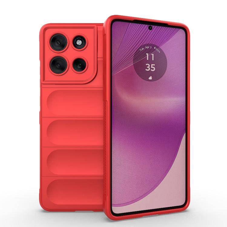 For Motorola Moto G86 5G Magic Shield TPU + Flannel Phone Case(Red) - free shipping - PMC TechLife - Order now!