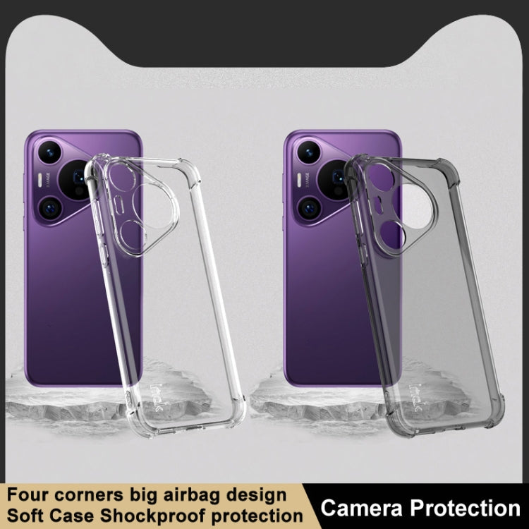 For Huawei Pura 70 Pro / 70 Pro+ imak Shockproof Airbag TPU Phone Case(Transparent) - Huawei Cases by imak | Online Shopping South Africa | PMC Jewellery | Buy Now Pay Later Mobicred