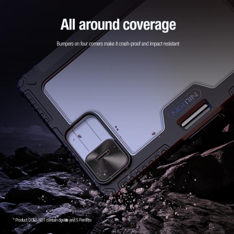 For Xiaomi Pad 7 / Pad 7 Pro NILLKIN Bumper Pro Camshield Tablet Leather Case(Black) - More Tablet Cases by NILLKIN | Online Shopping South Africa | PMc TechLife | Buy Now Pay Later Mobicred