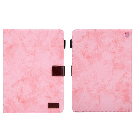 For Amazon Fire Max 11 2023 Cloth Texture Leather Smart Tablet Case(Pink) - Amazon by PMC Jewellery | Online Shopping South Africa | PMC Jewellery | Buy Now Pay Later Mobicred