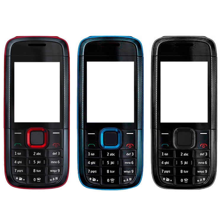 For Nokia 5130XM Full Housing Cover(Red) - Full Housing Cover by PMC TechLife | Online Shopping South Africa | PMC TechLife | Buy Now Pay Later Mobicred