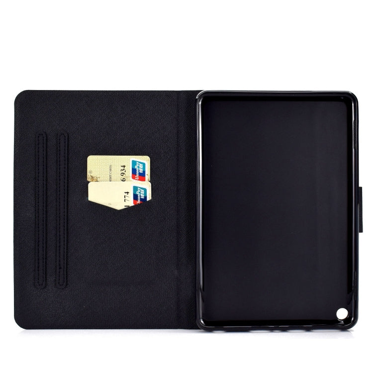 For Amazon Fire Max 11 2023 Colored Drawing Smart Leather Tablet Case(Purple Fawns) - Amazon by PMC TechLife | Online Shopping South Africa | PMC TechLife | Buy Now Pay Later Mobicred