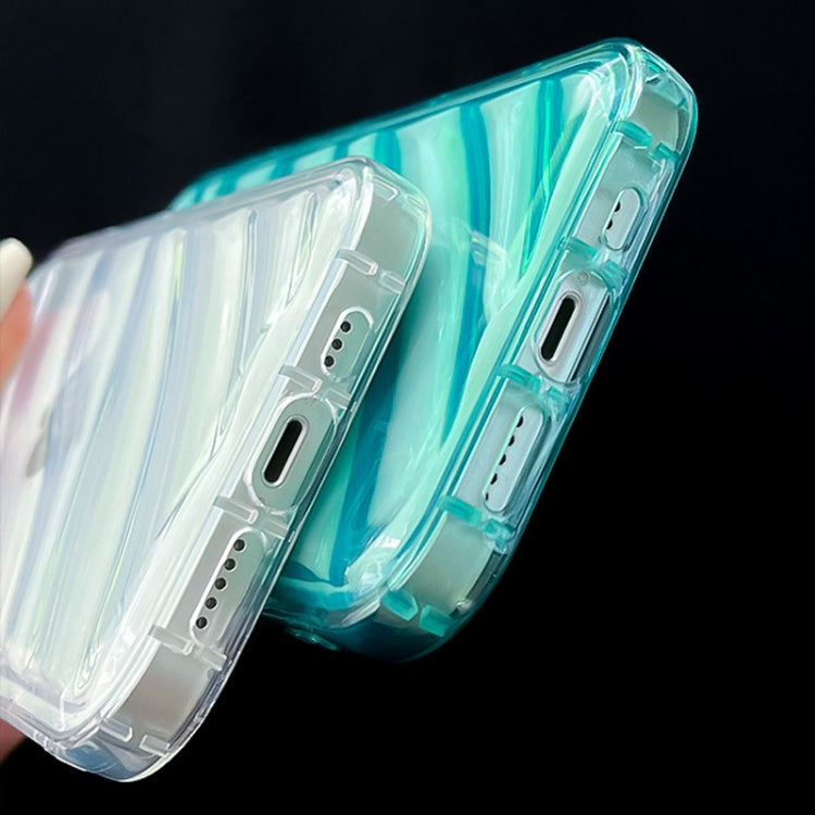 For iPhone 14 Pro Waves TPU Phone Case(Transparent) - iPhone 14 Pro Cases by PMC TechLife | Online Shopping South Africa | PMC TechLife