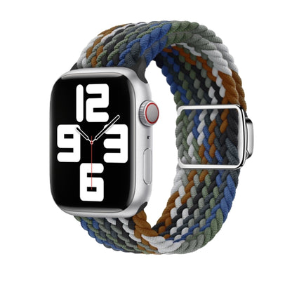 For Apple Watch Ultra 49mm Nylon Loop Magnetic Buckle Watch Band(Cowboy Rainbow) - Watch Bands by PMC Jewellery | Online Shopping South Africa | PMC Jewellery | Buy Now Pay Later Mobicred