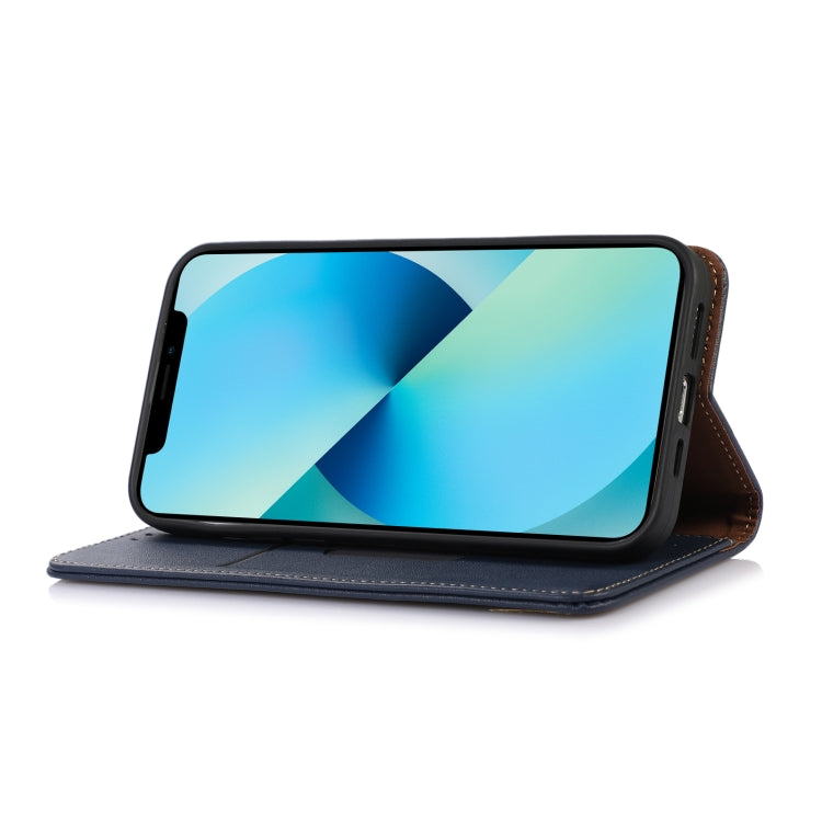 For Huawei Nova 11 KHAZNEH Nappa Top Layer Cowhide Leather Phone Case(Blue) - Huawei Cases by PMC TechLife | Online Shopping South Africa | PMC TechLife | Buy Now Pay Later Mobicred