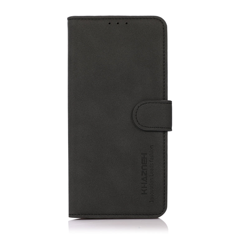 For Honor 90 KHAZNEH Matte Texture Leather Phone Case(Black) - Honor Cases by PMC Jewellery | Online Shopping South Africa | PMC Jewellery | Buy Now Pay Later Mobicred