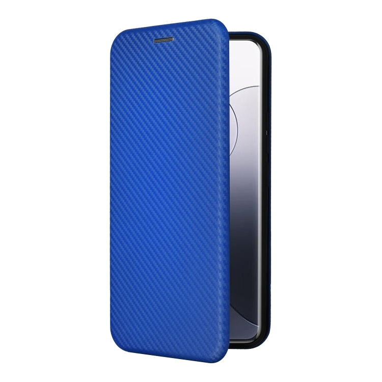 For Xiaomi 14 Pro Carbon Fiber Texture Flip Leather Phone Case(Blue) - 14 Pro Cases by PMC TechLife | Online Shopping South Africa | PMC TechLife