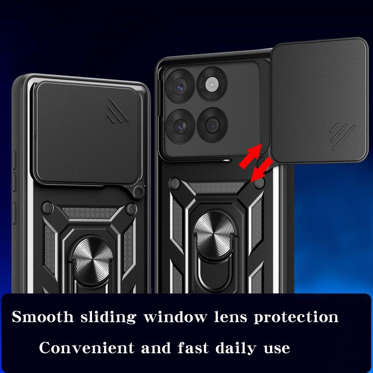 For Motorola Edge 60 Fusion Sliding Camera Cover Design TPU+PC Phone Case(Red) - free shipping - PMC TechLife - Order now!