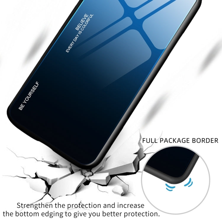 For iPhone 16 Gradient Color Glass Phone Case(Aurora Blue) - iPhone 16 Cases by PMC TechLife | Online Shopping South Africa | PMC TechLife | Buy Now Pay Later Mobicred