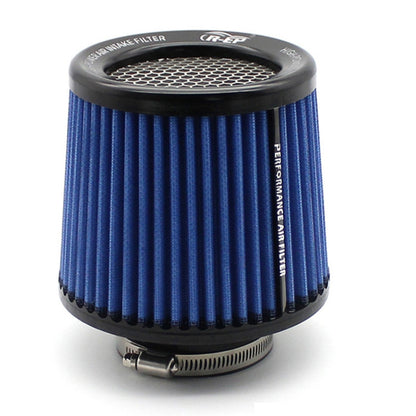 XH-UN077-079 Car High Flow Cold Cone Engine Air Intake Filter, Size:76mm(Blue) - Air Intake System by PMC Jewellery | Online Shopping South Africa | PMC Jewellery | Buy Now Pay Later Mobicred