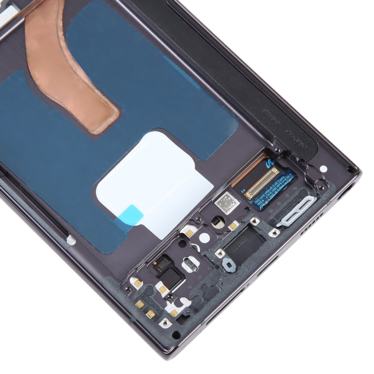 For Samsung Galaxy S22 Ultra 5G SM-S908B 6.78 inch EU Version OLED LCD Screen Digitizer Full Assembly with Frame(Black) - free shipping - PMc TechLife - Order now!