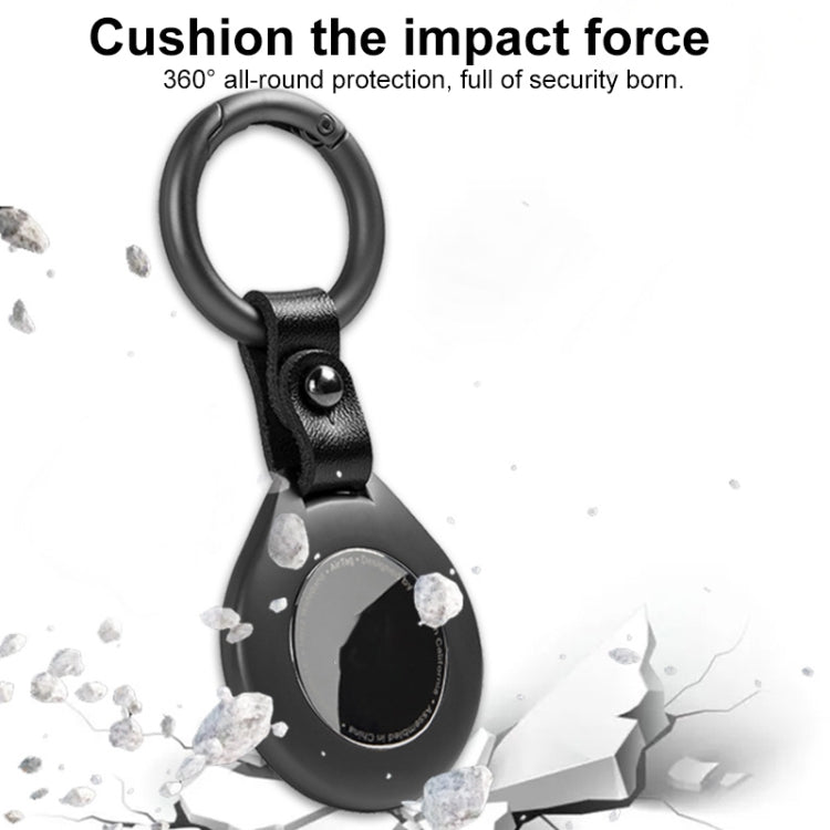 Anti-lost Tracker Positioning Alloy Protective Case For AirTag(Black) - Other by PMc TechLife | Online Shopping South Africa | PMc TechLife | Buy Now Pay Later Mobicred