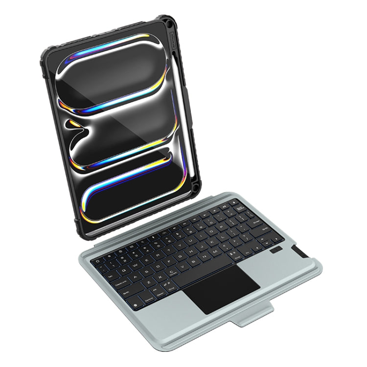 For iPad Pro 11 2024 Nillkin Bumper Combo Keyboard Case with Backlight - For iPad Pro by NILLKIN | Online Shopping South Africa | PMC Jewellery | Buy Now Pay Later Mobicred