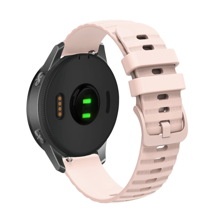 For Huawei Watch 4 / 4 Pro Wavy Dot Pattern Solid Color Silicone Watch Band(Pink) - Watch Bands by PMC TechLife | Online Shopping South Africa | PMC TechLife