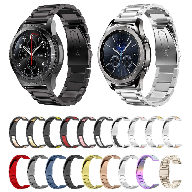 For Huawei Watch 4 / 4 Pro Three Bead Stainless Steel Watch Band(Silver) - free shipping - PMC TechLife - Order now!