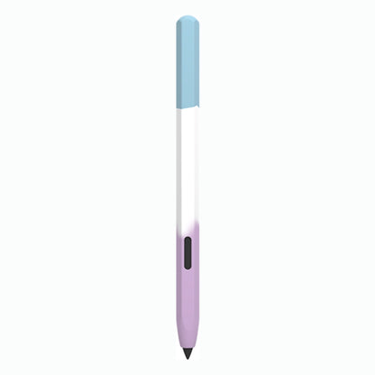 For Samsung Galaxy Tab S6 Lite LOVE MEI Rainbow Liquid Silicone Protective Pen Case(Blue) - Pencil Accessories by LOVE MEI | Online Shopping South Africa | PMC Jewellery