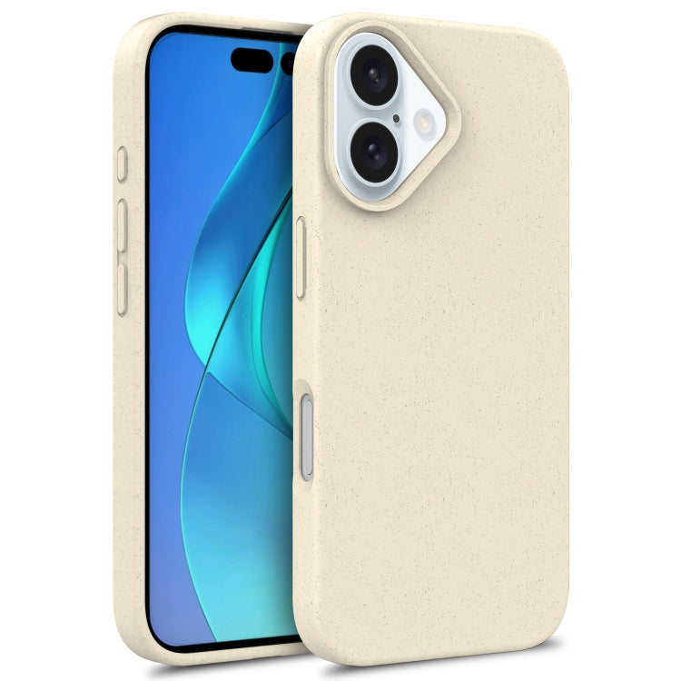 For iPhone 16 Plus Starry Series Shockproof Straw Material + TPU Protective Case(Starlight) - iPhone 16 Plus Cases by PMC TechLife | Online Shopping South Africa | PMC TechLife | Buy Now Pay Later Mobicred