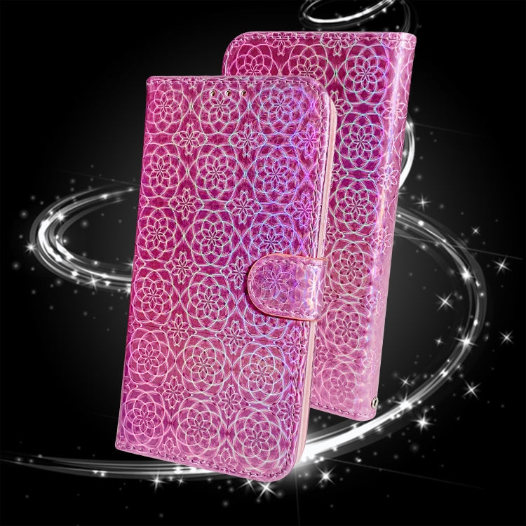 For iPhone 16 Colorful Magnetic Buckle Leather Phone Case(Pink) - iPhone 16 Cases by PMC Jewellery | Online Shopping South Africa | PMC Jewellery | Buy Now Pay Later Mobicred