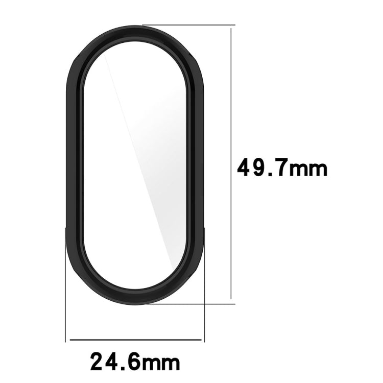 For Xiaomi Mi Band 8 / 9 Ceramic / 10 Ceramic Full Coverage TPU Electroplating Watch Protective Cover(Blue) - free shipping - PMC TechLife - Order now!