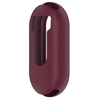 For Xiaomi Mi Band 8 Pure Color Silicone Watch Protective Case(Wine Red) - Watch Cases by PMC Jewellery | Online Shopping South Africa | PMC Jewellery