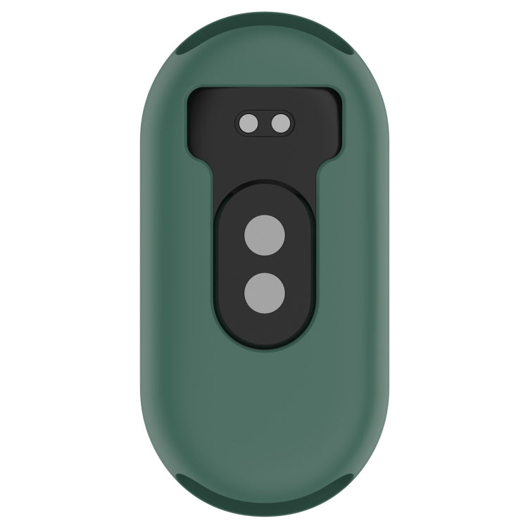 For Xiaomi Mi Band 8 Pure Color Silicone Watch Protective Case(Dark Green) - Watch Cases by PMC Jewellery | Online Shopping South Africa | PMC Jewellery