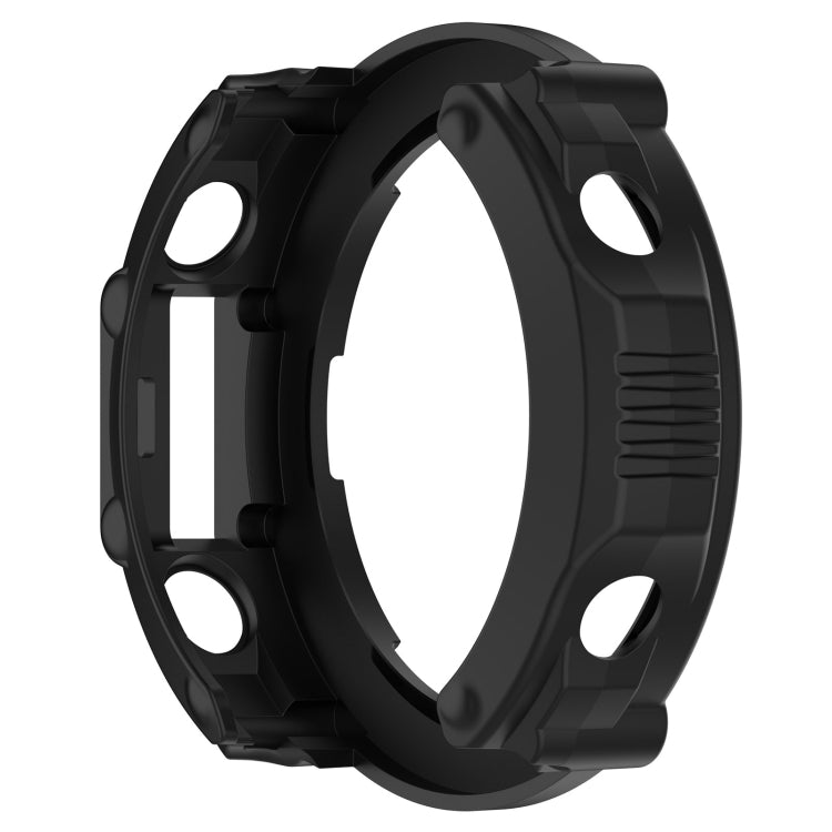 For Amazfit T-Rex Ultra Armor Hollow Watch Protective Case(Black) - Watch Cases by PMC Jewellery | Online Shopping South Africa | PMC Jewellery | Buy Now Pay Later Mobicred