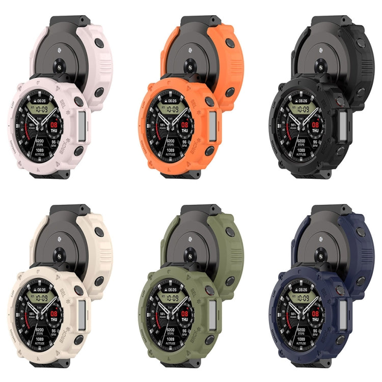 For Amazfit T-Rex Ultra Armor Hollow Watch Protective Case(Starlight Color) - Watch Cases by PMC Jewellery | Online Shopping South Africa | PMC Jewellery