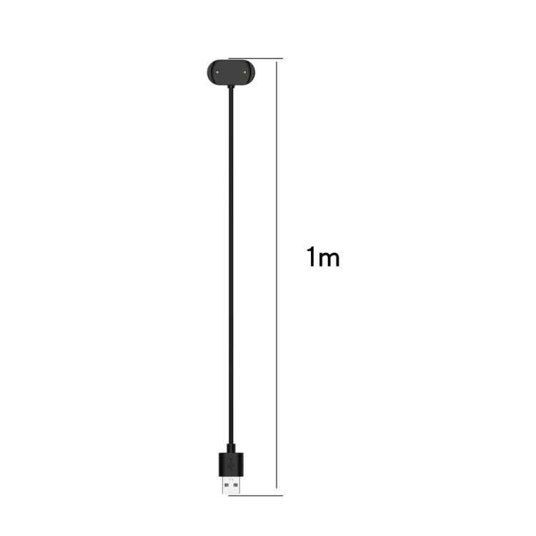 For Amazfit T-Rex Ultra Smart Watch Magnetic Charging Cable, Length: 1m(Black) - free shipping - PMC TechLife - Order now!