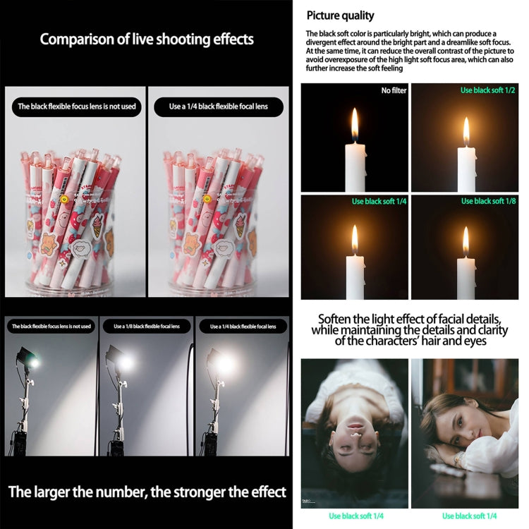 JSR Black Mist Filter Camera Lens Filter, Size:72mm(1/4 Filter) - free shipping - PMC TechLife - Order now!