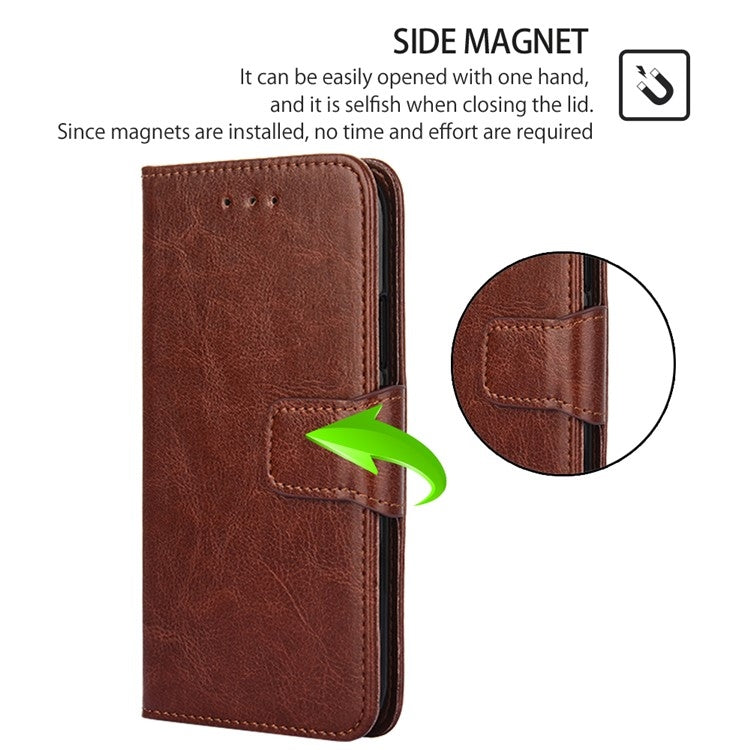 For Huawei Pura 70 Pro / 70 Pro+ 5G Crystal Texture Leather Phone Case(Brown) - Huawei Cases by PMC Jewellery | Online Shopping South Africa | PMC Jewellery | Buy Now Pay Later Mobicred