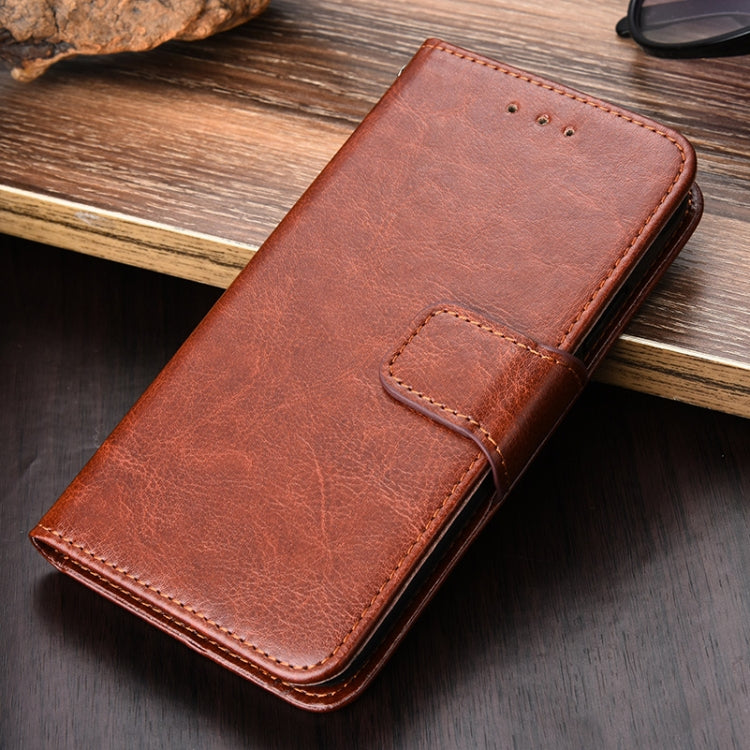 For Huawei Pura 70 Ultra 5G Crystal Texture Leather Phone Case(Brown) - Huawei Cases by PMC Jewellery | Online Shopping South Africa | PMC Jewellery | Buy Now Pay Later Mobicred