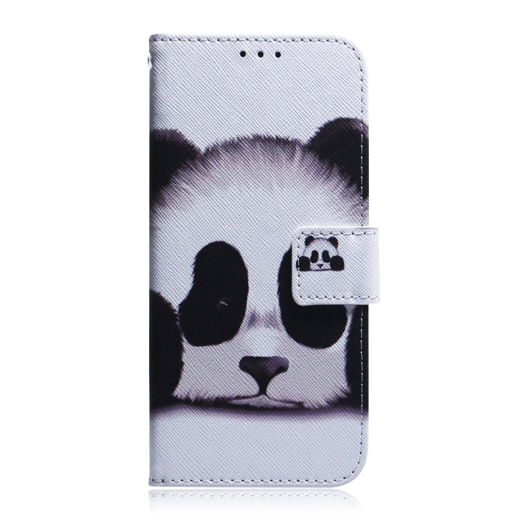 For iPhone 16 Pro Coloured Drawing Flip Leather Phone Case(Panda) - iPhone 16 Pro Cases by PMC Jewellery | Online Shopping South Africa | PMC Jewellery | Buy Now Pay Later Mobicred