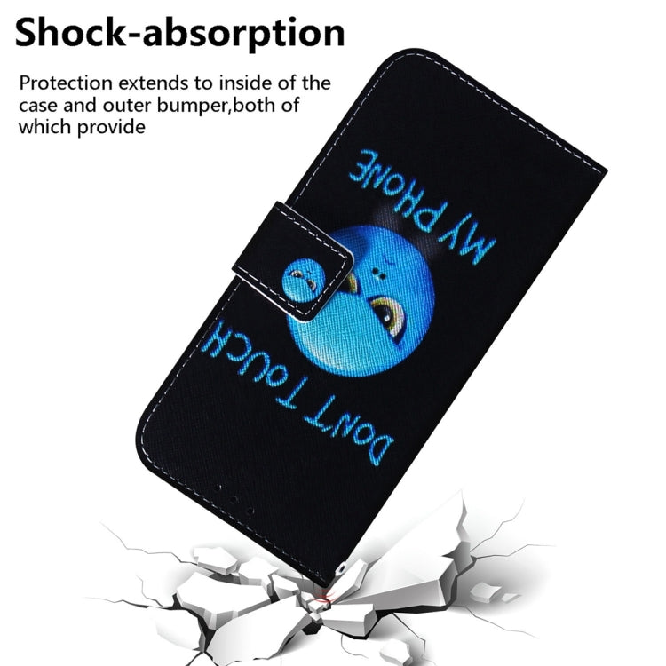 For OPPO A38 4G / A18 Coloured Drawing Flip Leather Phone Case(Anger) - A38 Cases by PMC TechLife | Online Shopping South Africa | PMC TechLife