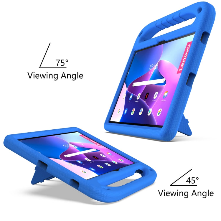 For Lenovo Pad Pro 2021 TB-J716F Handle Portable EVA Shockproof Tablet Case(Blue) - Lenovo by PMC TechLife | Online Shopping South Africa | PMC TechLife | Buy Now Pay Later Mobicred